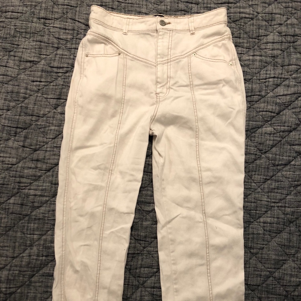 BDG white denim jeans